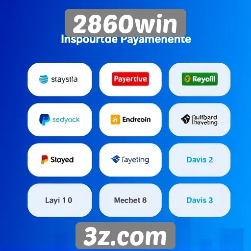 Métodos de pagamento disponíveis no 2860win