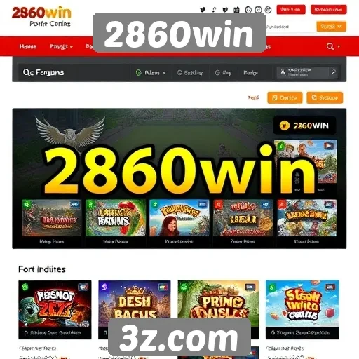 Experiência do usuário no site 2860win